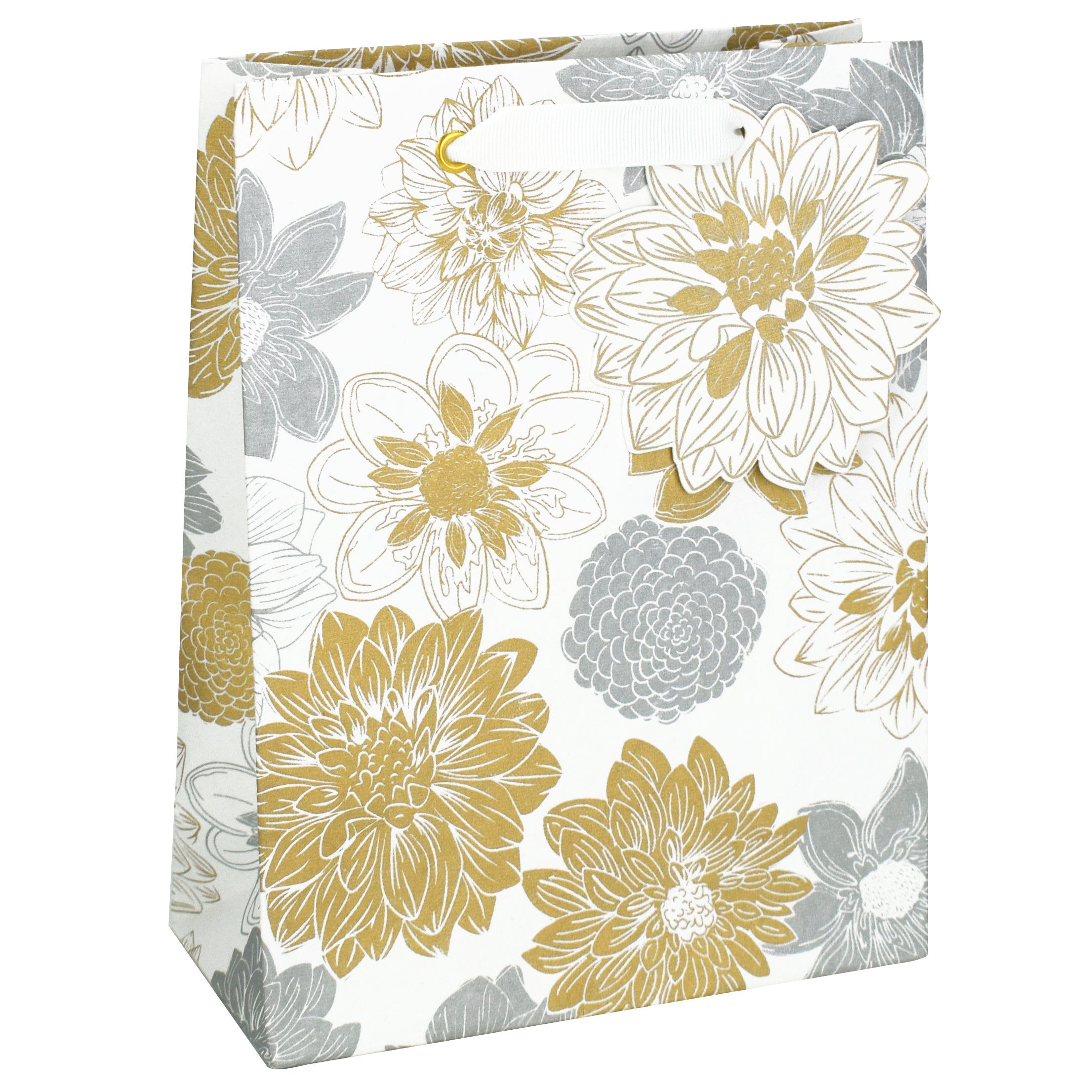 Elegant Floral Medium Gift Bag